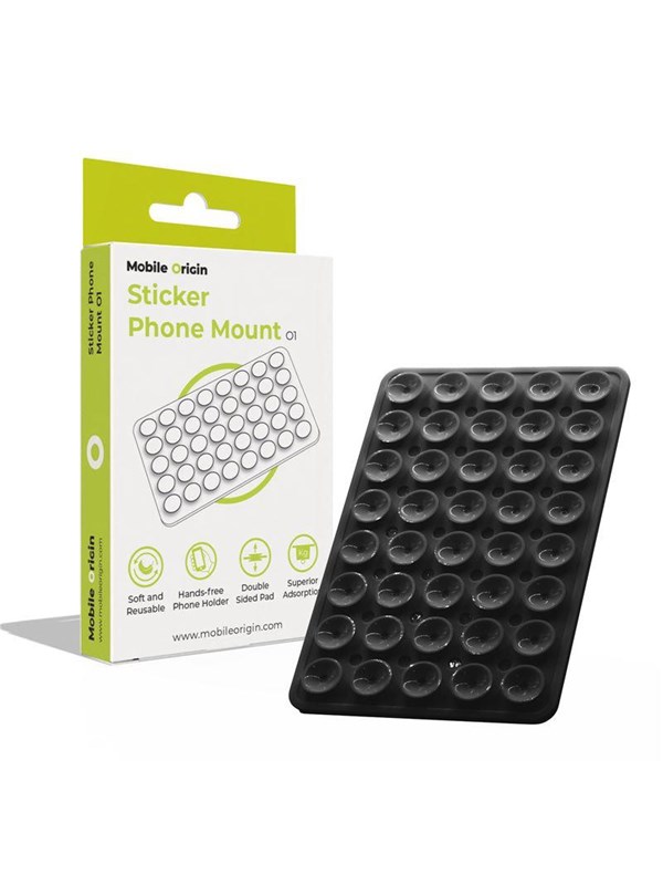 Mobile Origin Sticker Phone Mount O1 - black
