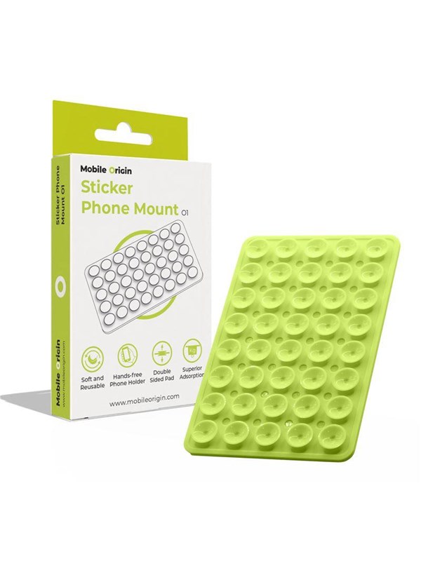 Mobile Origin Sticker Phone Mount O1 - green