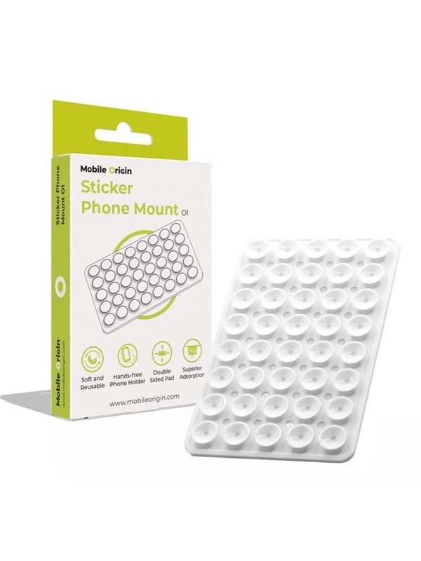 Mobile Origin Sticker Phone Mount O1 - white