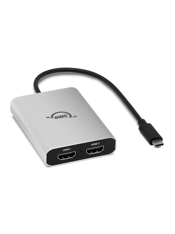 OWC USB-C naar Dual HDMI 4K Display Adapter met DisplayLink - Geschikt voor M1/M2/M3/M4 Macs en PC