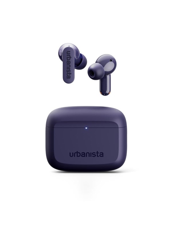 Urbanista Palo Alto Draadloze Oordopjes – met Noise Cancelling – 45u Afspeeltijd – Bluetooth – Voor Sporten en Dagelijks Gebruik – Paars