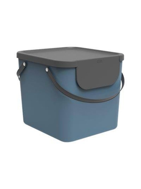 rotho Albula - recycling bin - 40 L - plastic - horizon blue