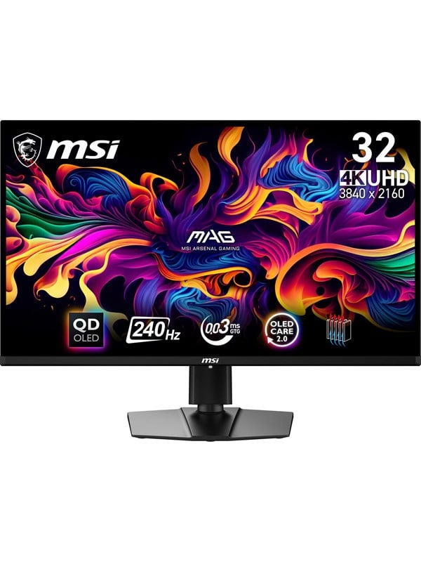 31.5" MSI MAG 321UPX QD-OLED - 3840x2160 (4K) - 240Hz - QD-OLED