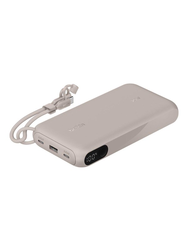 Belkin BoostCharge power bank - with display - 2 x USB-C USB - 20 Watt - 20000 mAh