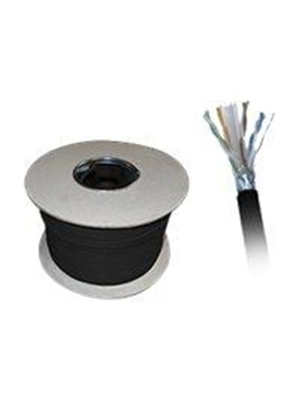 A-LAN Technologie ALANTEC bulk cable - 305 m - black - Zwart - 305m