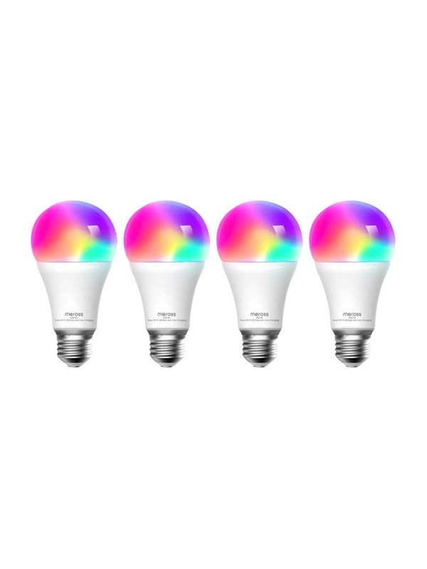 Meross MSL120 HomeKit WiFi Smart LED Light Bulb Four-Pack