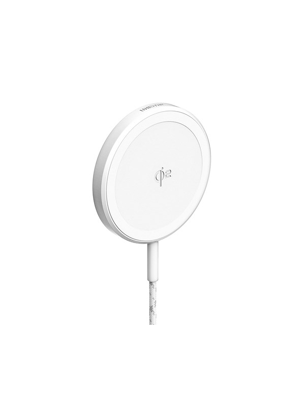 Unisynk Qi2 Magnetic Wireless Charger 15W - 2m - White