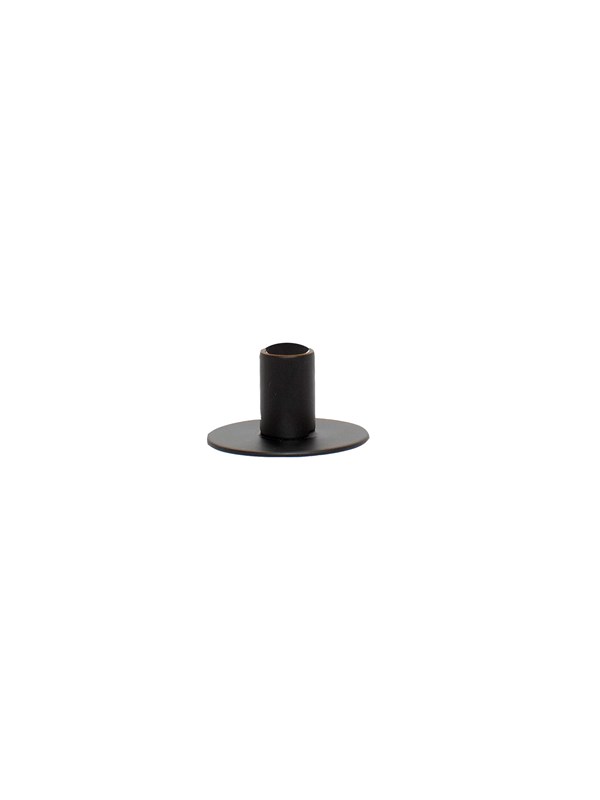 Asp-Holmblad Metalen kaarsenhouder "Black"