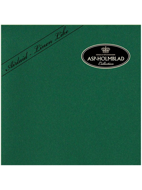 Asp-Holmblad Servetten Airlaid Dark Green