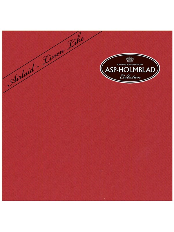 Asp-Holmblad Servetten Airlaid Red