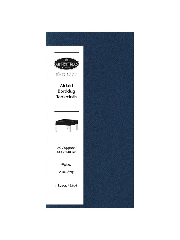 Asp-Holmblad Tafelkleed Airlaid Blue