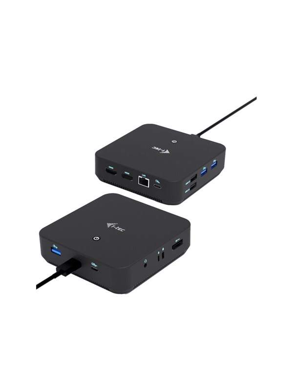 I-Tec - docking station - USB-C / USB4 / Thunderbolt 3 / Thunderbolt 4 / Thunderbolt 5 - 2 x HDMI DP++ - 1GbE
