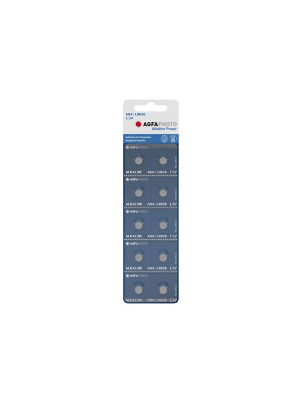 Agfa Photo battery x AG4 / LR66 - Alkaline (pack of 10)