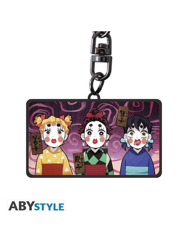 ABYstyle - DEMON SLAYER - Keychain Sumiko Zenko & Inoko - Sleutelhanger