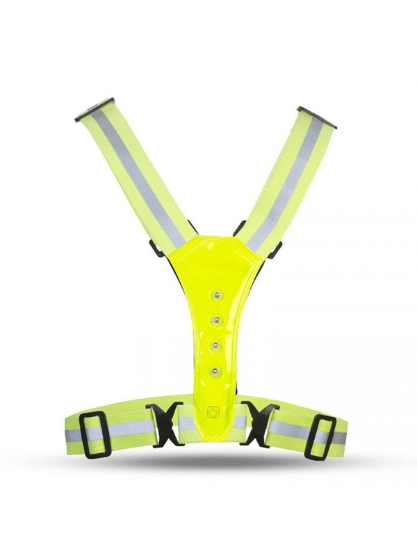 Pro Sport LED Reflectievest met licht voor hardlopen, fietsen & training