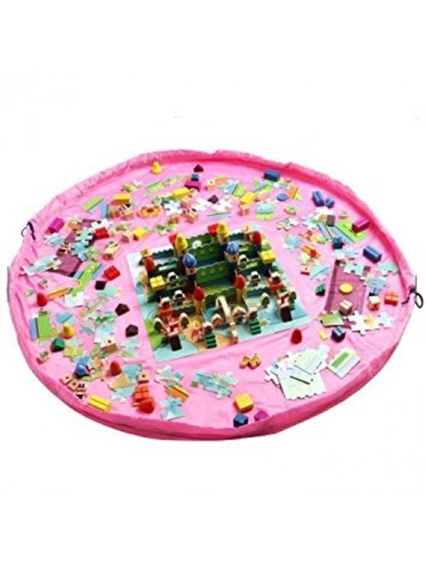 Pro Speelkleed & Opbergtas voor Lego en speelgoed - Roze
