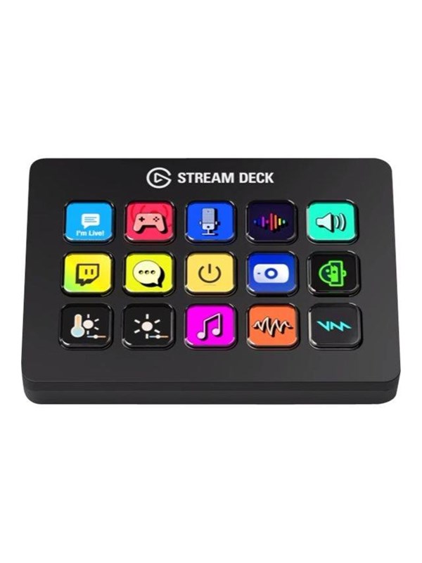 Elgato Stream Deck MK.2 - 15 Premium Scissor Keys - PC & Mac - Zwart