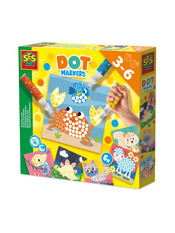 SES Creative Dot markers - activiteitenkaarten Multi unisex