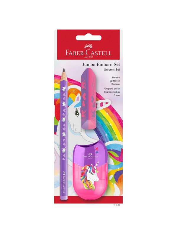 Faber-Castell Jumbo Unicorn Graphite Pencil Set