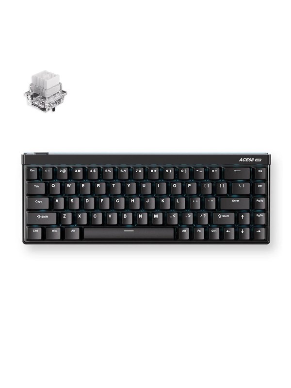 MCHOSE Ace 68 Air Mount Tai Magnetic Hall Effect - Gaming Toetsenbord - Zonder Numpad - Engels (US international) - Zwart