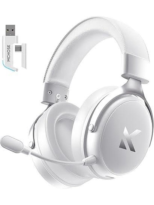 MCHOSE V9 Pro Wireless Gaming Headset Icy White