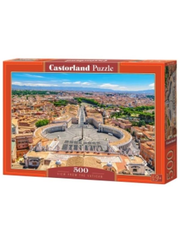 Castorland View from the Vatican – Puzzel – 500 stukjes – Satijnen afwerking – Perfecte pasvorm – Europese kwaliteit