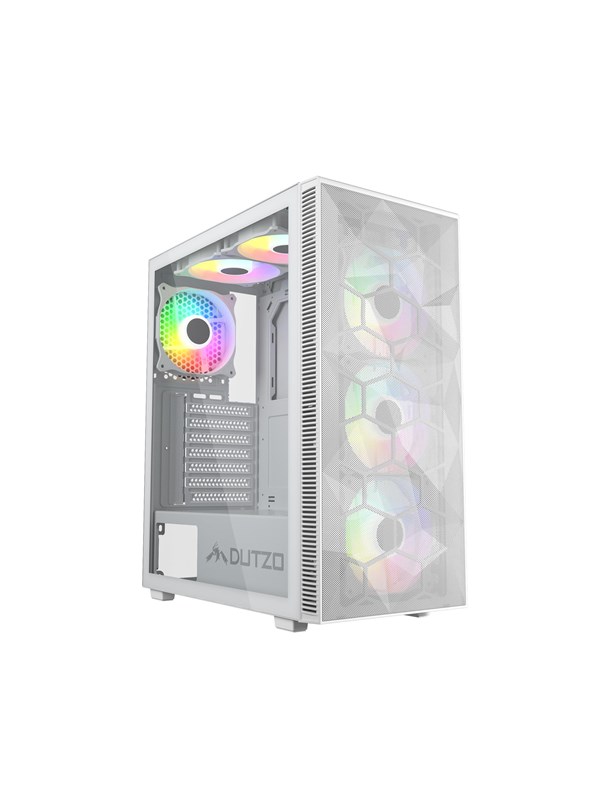 DUTZO C331 PWM ARGB - Case - Miditower - Wit
