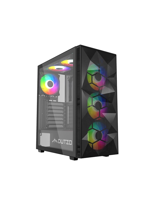 DUTZO C331 PWM ARGB - Case - Miditower - Zwart