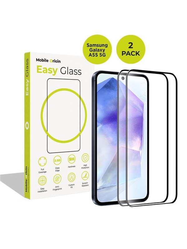 Mobile Origin EasyGlass Samsung Galaxy A55 5G - 2 pack