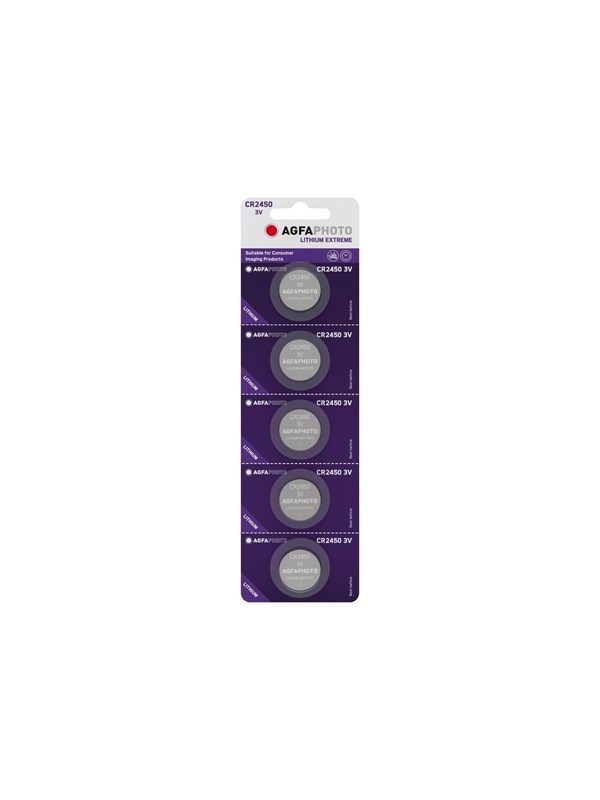 Agfa Photo battery x CR2450 - Li (pack of 5)