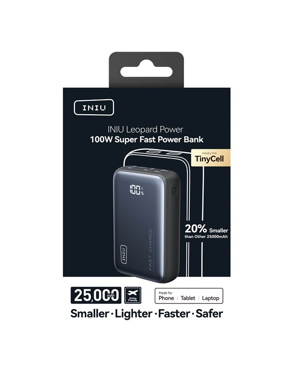 INIU Leopard Power 100W P63-P1 - 25000 mAh
