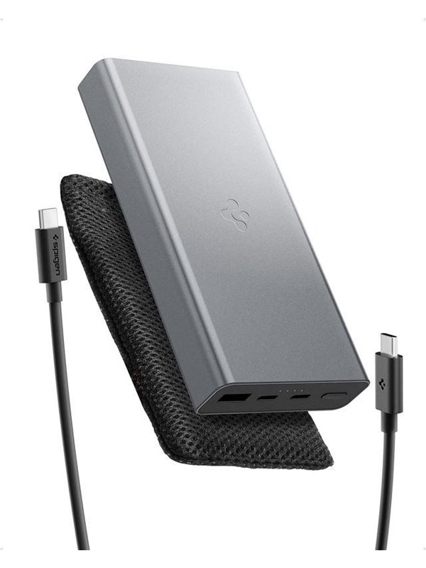 Spigen Essential 20000mAh 30W Portable Charger - gray EA3020 - 20000 mAh