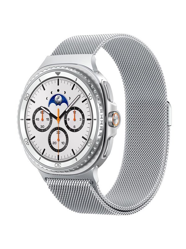 Spigen Metal Fit - silver - Samsung Samsung Galaxy Watch 8 (40/44/46mm)