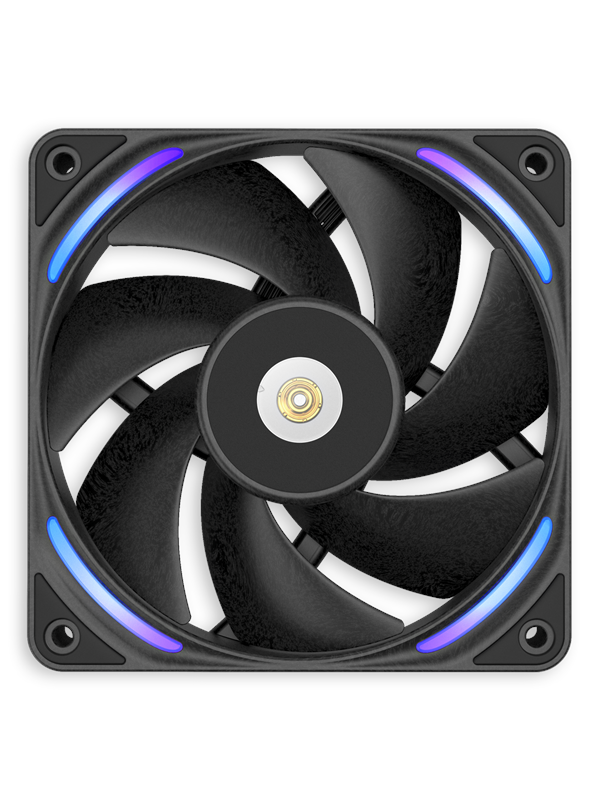 NZXT F120X Performance Fan - Case ventilator - 120mm - Zwart met RGB-licht - 41 dBA