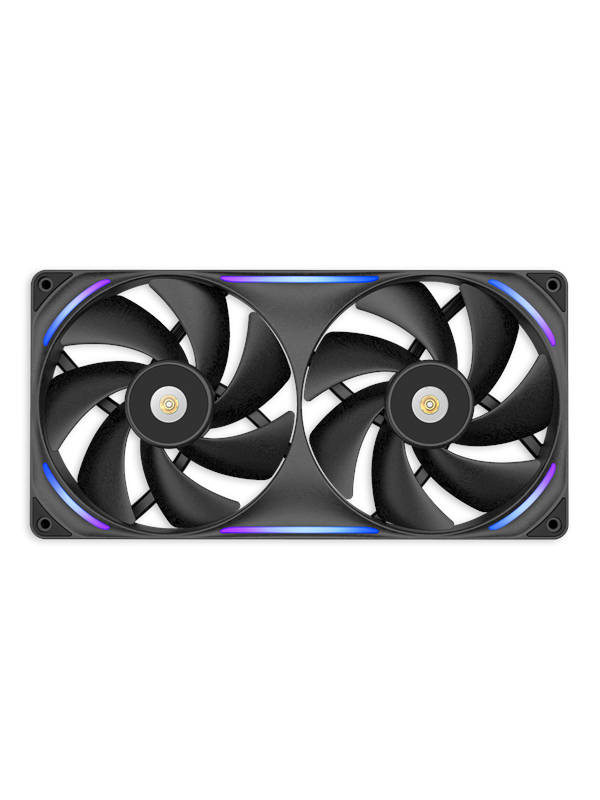 NZXT F280X - Case ventilator - 140mm - Zwart met RGB-licht - 41 dBA