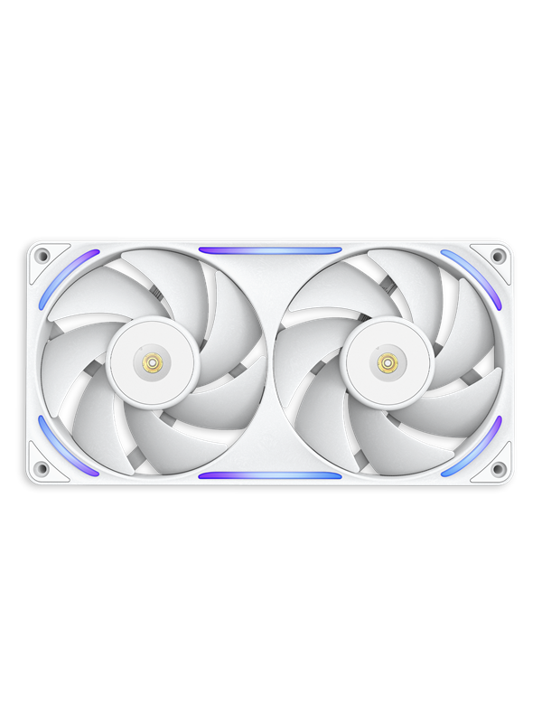 NZXT F280X - Case ventilator - 140mm - Wit met RGB-licht - 41 dBA