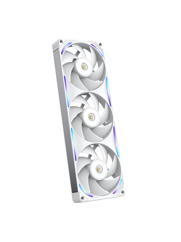 NZXT F360X - Case ventilator - 360mm - Wit met RGB-licht - 41 dBA