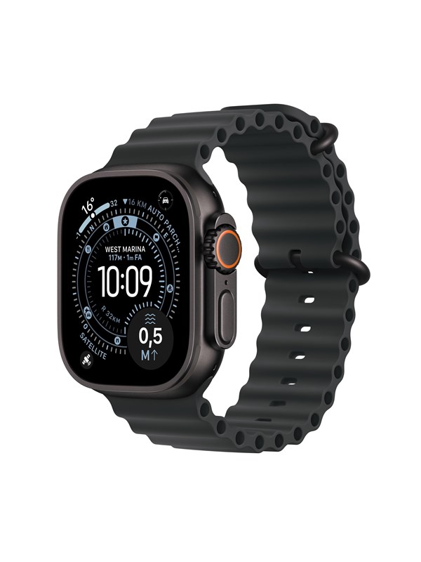 Apple Watch Ultra 3 GPS + Cellular 49mm Black Titanium Case with Black Ocean Band