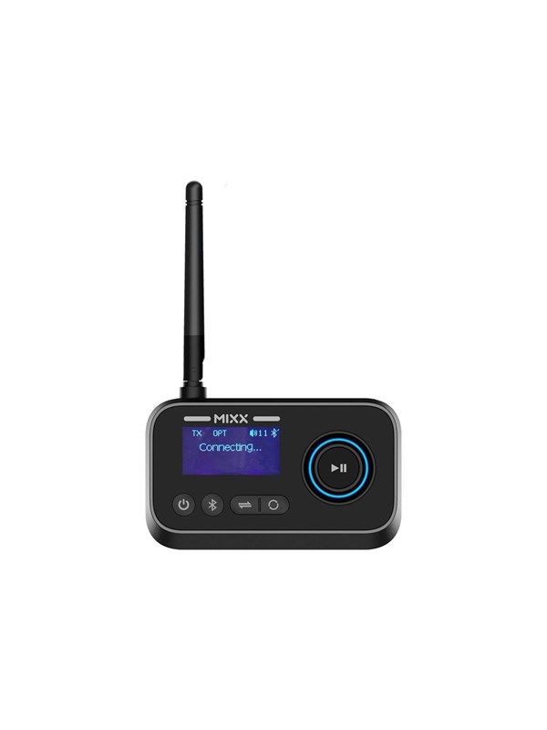 MIXX StreamQ TV Hoofdtelefoon + Audio Transmitter - Draadloos 3D Surround Sound - Zwart