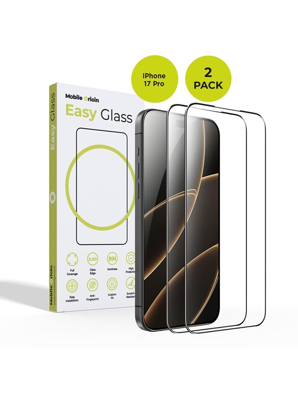 Mobile Origin EasyGlass iPhone 17 Pro - 2 pack