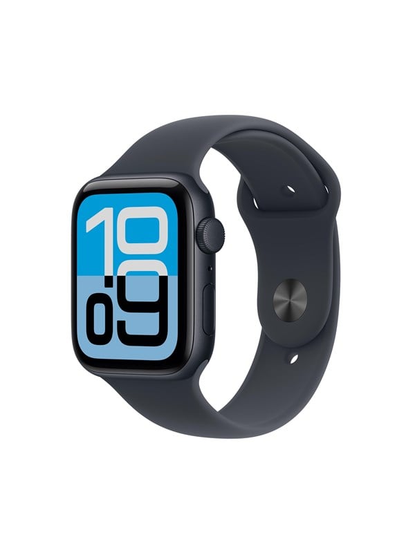 Apple Watch SE 3 GPS 44mm Midnight Aluminium Case with Midnight Sport Band - M/L