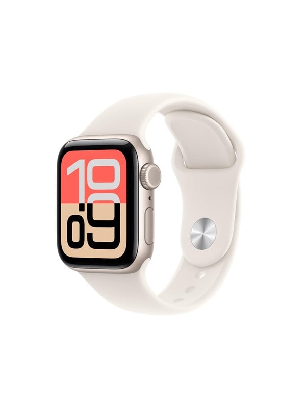 Apple Watch SE 3 GPS + Cellular 40mm Starlight Aluminium Case with Starlight Sport Band - M/L