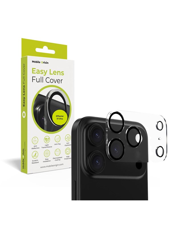 Mobile Origin Easy Lens full cover - clear - iPhone 17 Pro