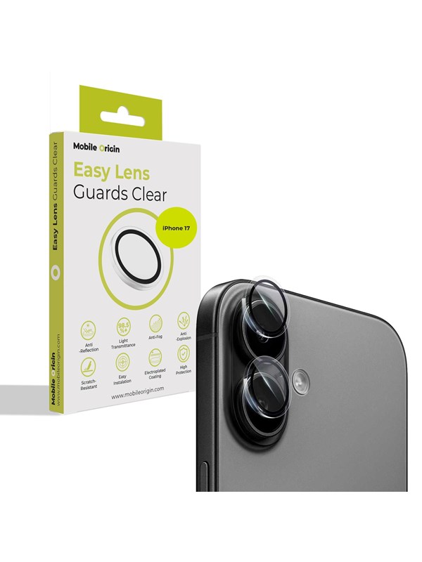 Mobile Origin Easy Lens Guards - clear - iPhone 17