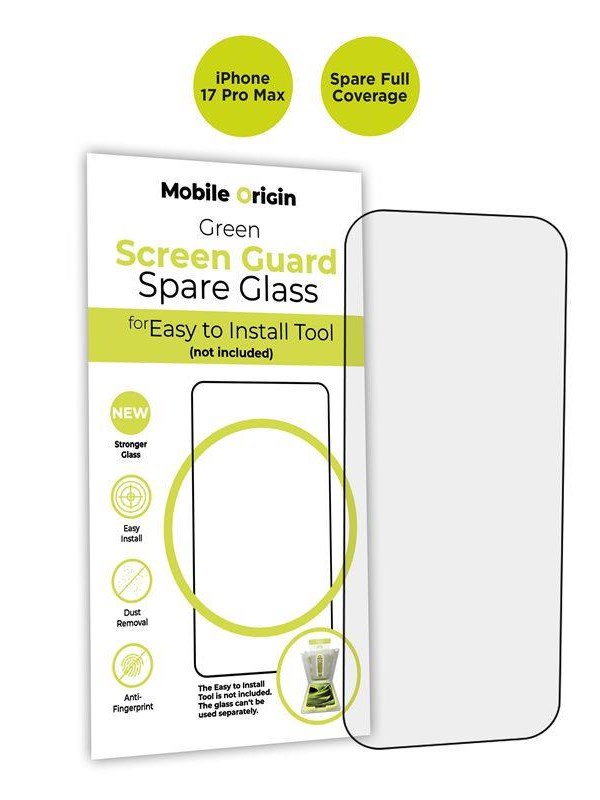 Mobile Origin Screen Guard Spare Glass Full Coverage - iPhone 17 Pro Max