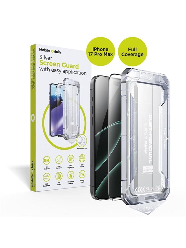 Mobile Origin Screen Guard with easy application - iPhone 17 Pro Max