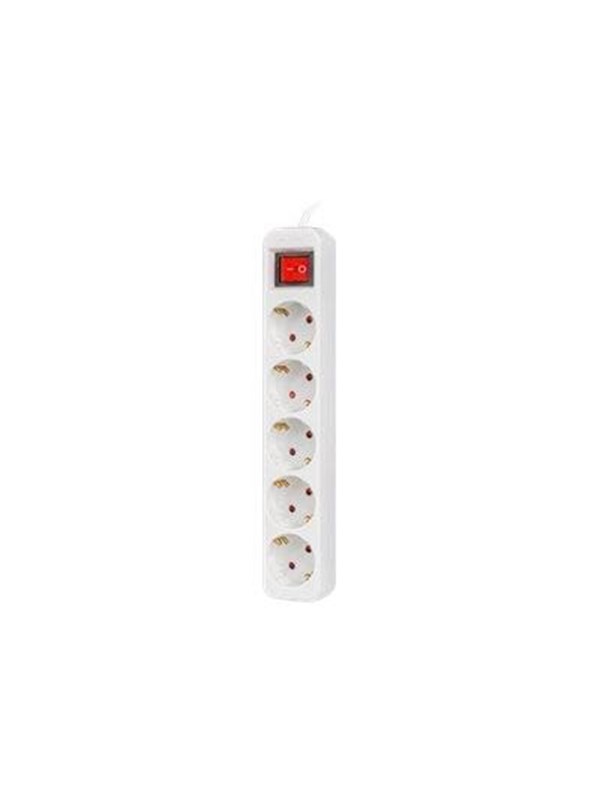 Lanberg PS1-05F-0300-W - power strip - 2500 Watt