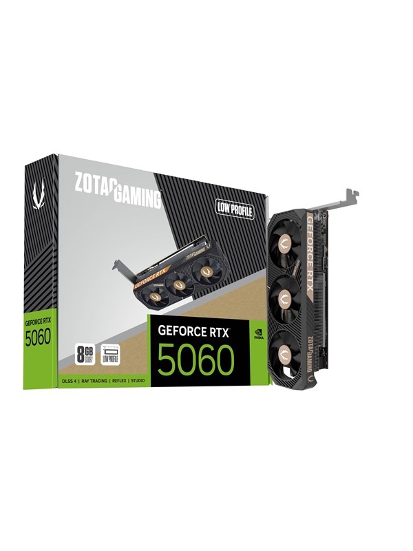 ZOTAC GeForce RTX 5060 Low Profile - 8GB GDDR7 RAM - Grafische kaarten