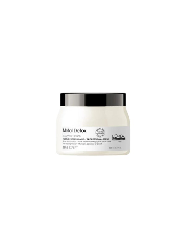 L’Oréal Professionnel Metal Detox Masker - Beschermt tegen haarbreuk en kleurverandering – Serie Expert – 500ml