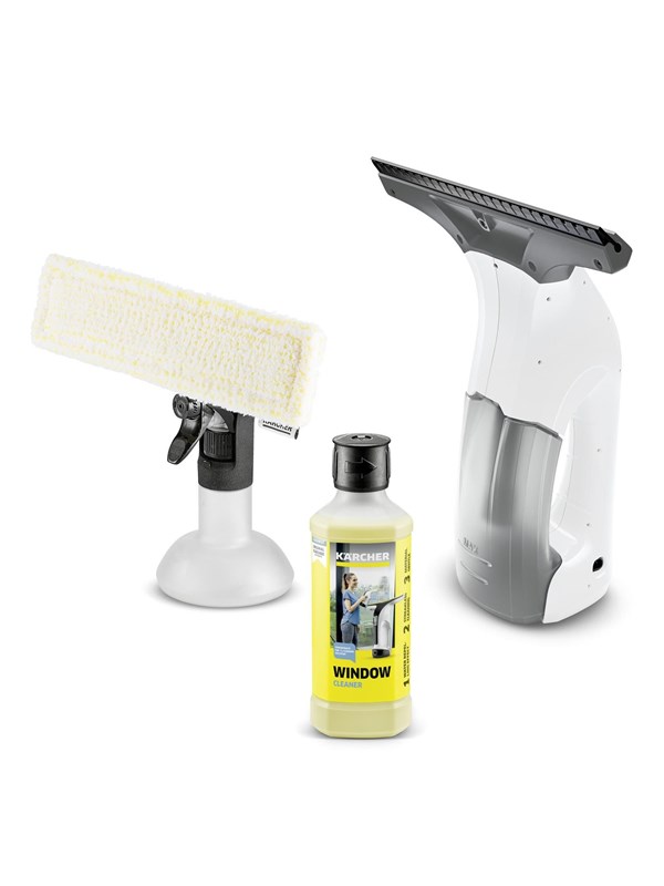 Kärcher Window Vac WV 1 Plus D500 ruitenreiniger - Incl. 500 ml ruitenreinigerconcentraat - Accu 25 min - Sproeiflacon met microvezeldoek
